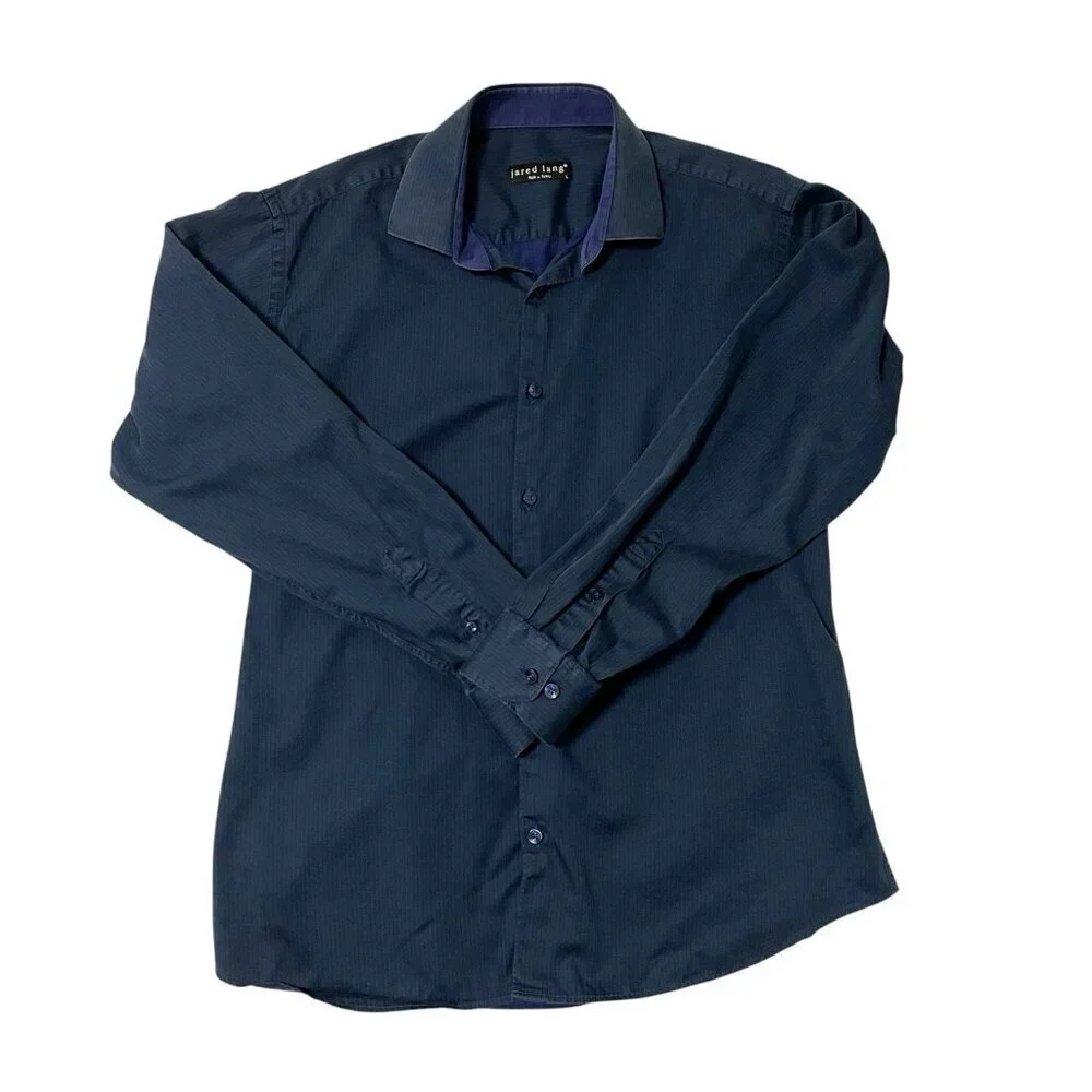 JARED LANG Reseller Lot Bundle 3 Long Sleeve Button Down Shirt size Large